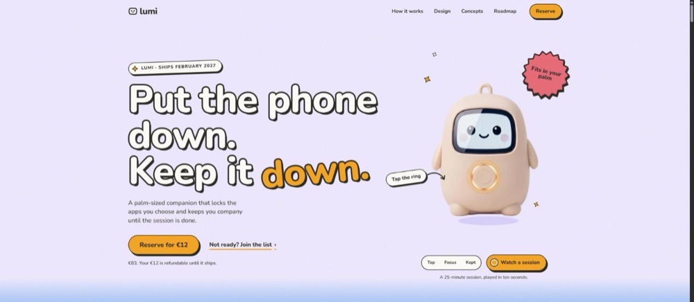 get-lumi.com, the live Lumi site